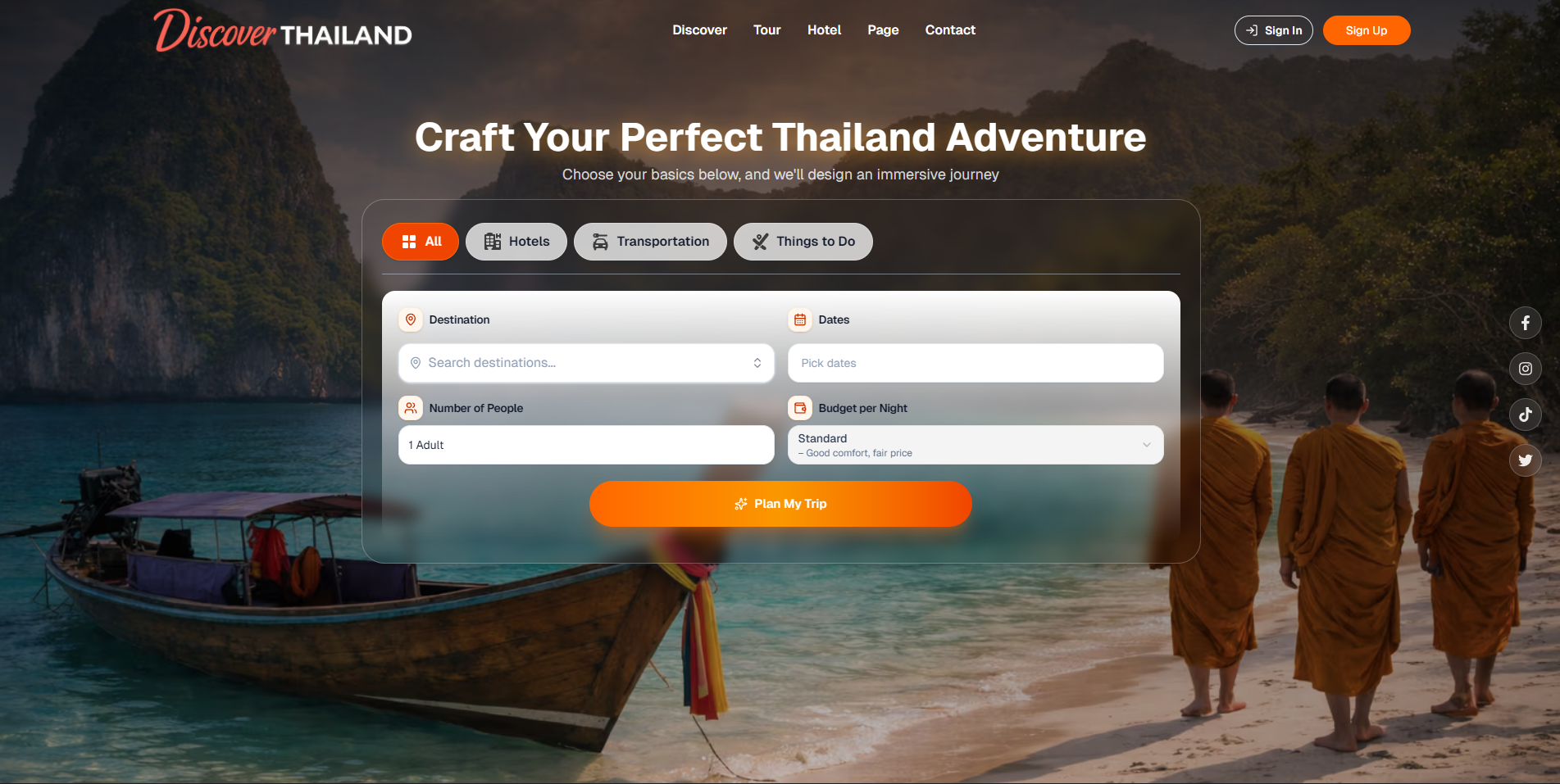 Discover Thailand — built by ongshak